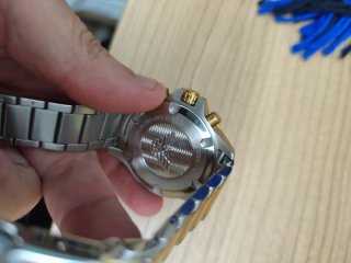 Orologio Armani Cronografo Uomo Blu Oro