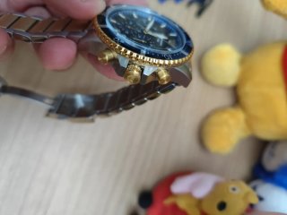 Orologio Armani Cronografo Uomo Blu Oro