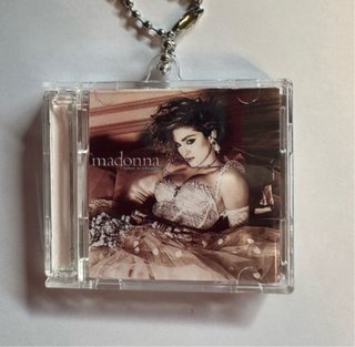 PACK 4 Llaveros Mini CD Madonna