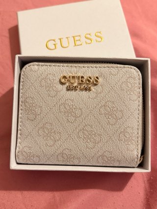 Monedero Guess Beige Original