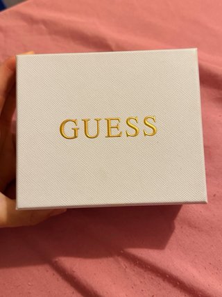 Monedero Guess Beige Original