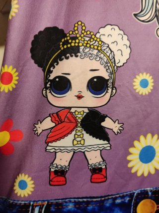 Vestido Muñecas LOL  9-10 años