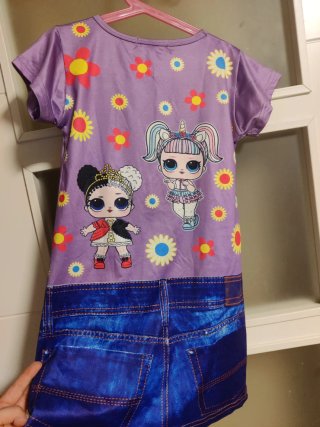 Vestido Muñecas LOL  9-10 años