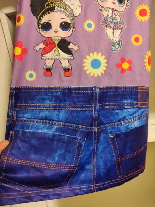 Vestido Muñecas LOL  9-10 años