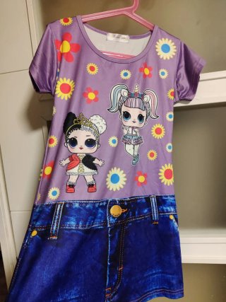 Vestido Muñecas LOL  9-10 años