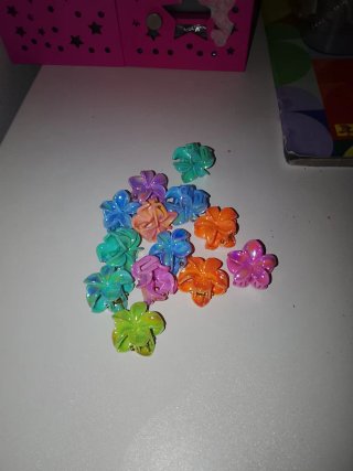 Mini pinzas para el pelo flor