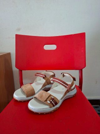 Sandalias Geox Sorapis Grip Marrón/Blanco