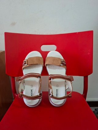 Sandalias Geox Sorapis Grip Marrón/Blanco