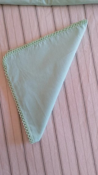 12 Tovaglioli Cotone Verde Acqua