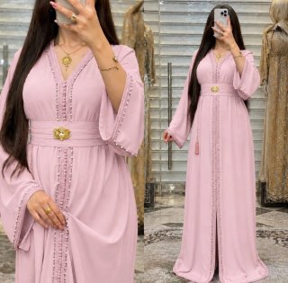Vestido Caftán de Fiesta Elegante (Varios Colores)