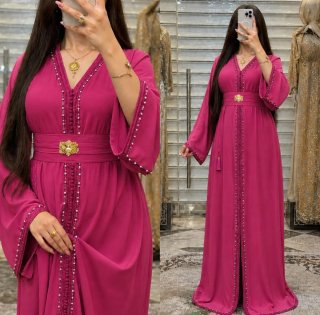 Vestido Caftán de Fiesta Elegante (Varios Colores)