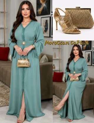Vestido Caftán de Fiesta Elegante (Varios Colores)