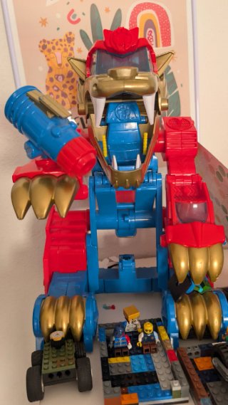 Power Rangers Tigerzord Bandai Figura