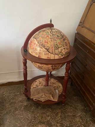 Bar Globo Decorativo Madera