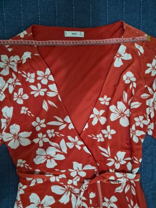 Vestido floral Mango Talla L