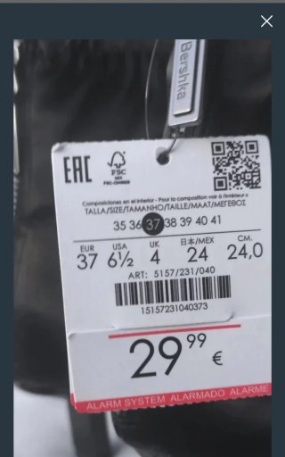 Botines negros Stradivarius con etiqueta