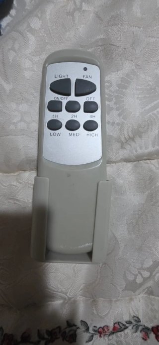 Lámpara Ventilador Techo Gris y Blanco
