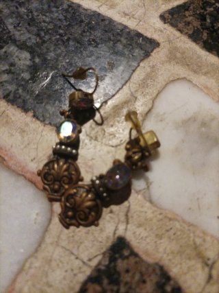 Pendientes Flor Rosa Plata