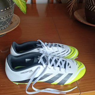 Botas de fútbol Adidas Predator Blancas/Amarillas
