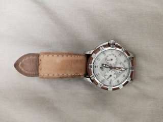Reloj Lotus Marrón y Plateado