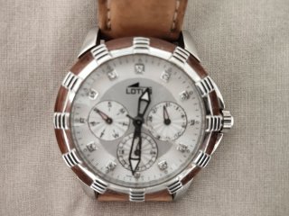 Reloj Lotus Marrón y Plateado