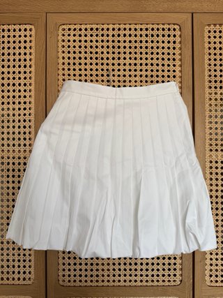 Sandro Falda Corta Blanca Plisada