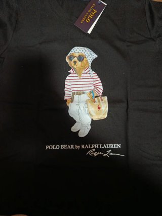 Camiseta Polo Ralph Lauren Mujer Talla S Negra