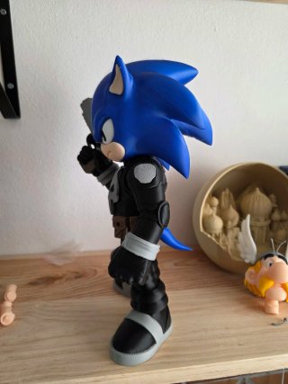 Figura Sonic Punisher Impresa 3D