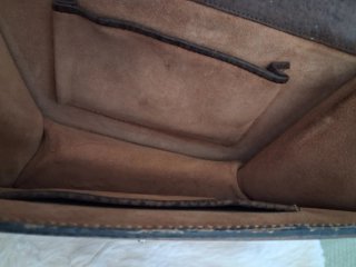 Loewe 1960s Ostrich Leather Top Handle Bag bolso