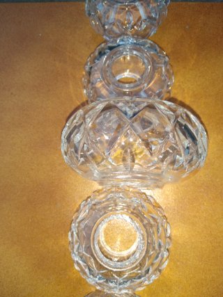 Tulipas de cristal para lámpara