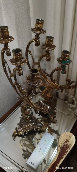 Candelabros de Bronce