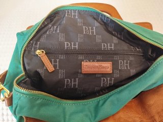 Bolso Pedro del Hierro verde y marrón