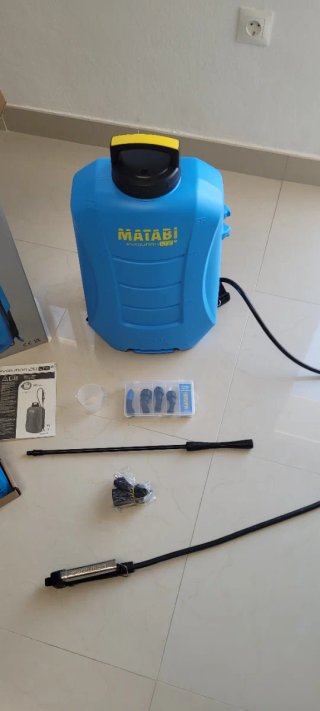 Mochila pulverizador matabi electrica de 20 litros