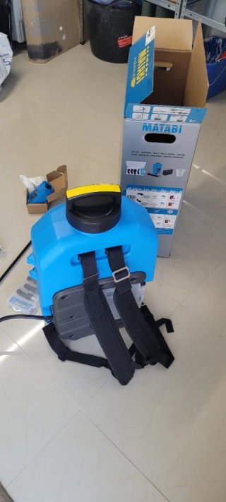 Mochila pulverizador matabi electrica de 20 litros