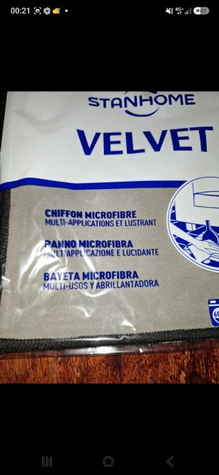 Set 2 Panni Microfibra Velvet Stanhome