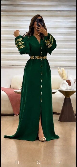 Caftán Elegante de Fiesta (Varios Colores)