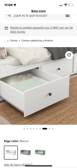 Sofá Cama Blanco Ikea