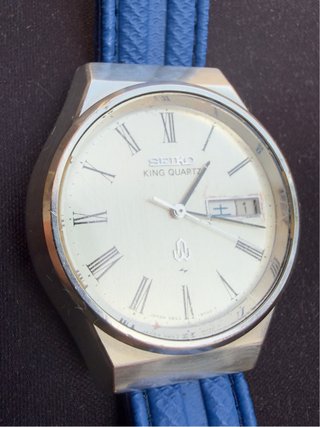 Seiko King Quartz vintage 37 mm 0853-8005 año 1976