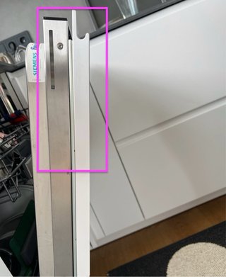 Ikea Vaglig Riel deslizante para lavavajillas