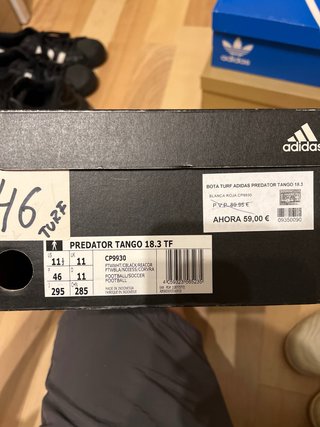 Botas Adidas Predator Tango Talla 46