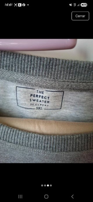 Sudadera Scalpers gris