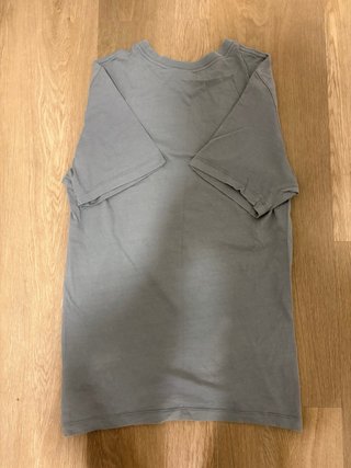 Camiseta Nike Gris Estampada Algodón