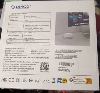 ORICO MiniLink SSD Docking Station Mac mini 2024