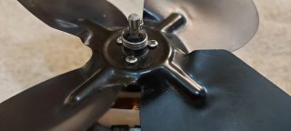 Motor 220v con accesorio aspas