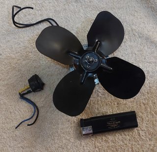 Motor 220v con accesorio aspas