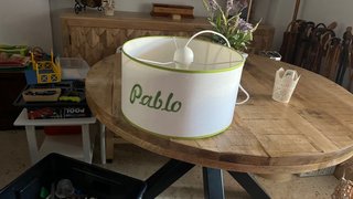 Lámpara infantil personalizada Pablo