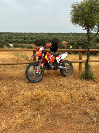 KTM 250 EXC Enduro/Motocross Naranja/Blanca