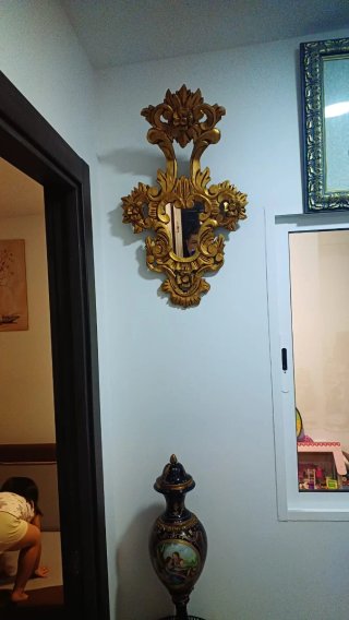 Espejo Cornucopia Dorado