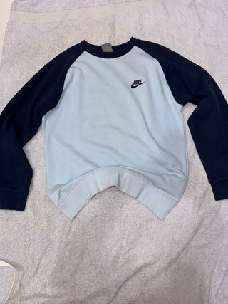 Felpa Nike Raglan Azzurra e Blu Taglia M