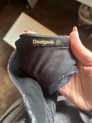 Vestido Desigual Negro y Gris